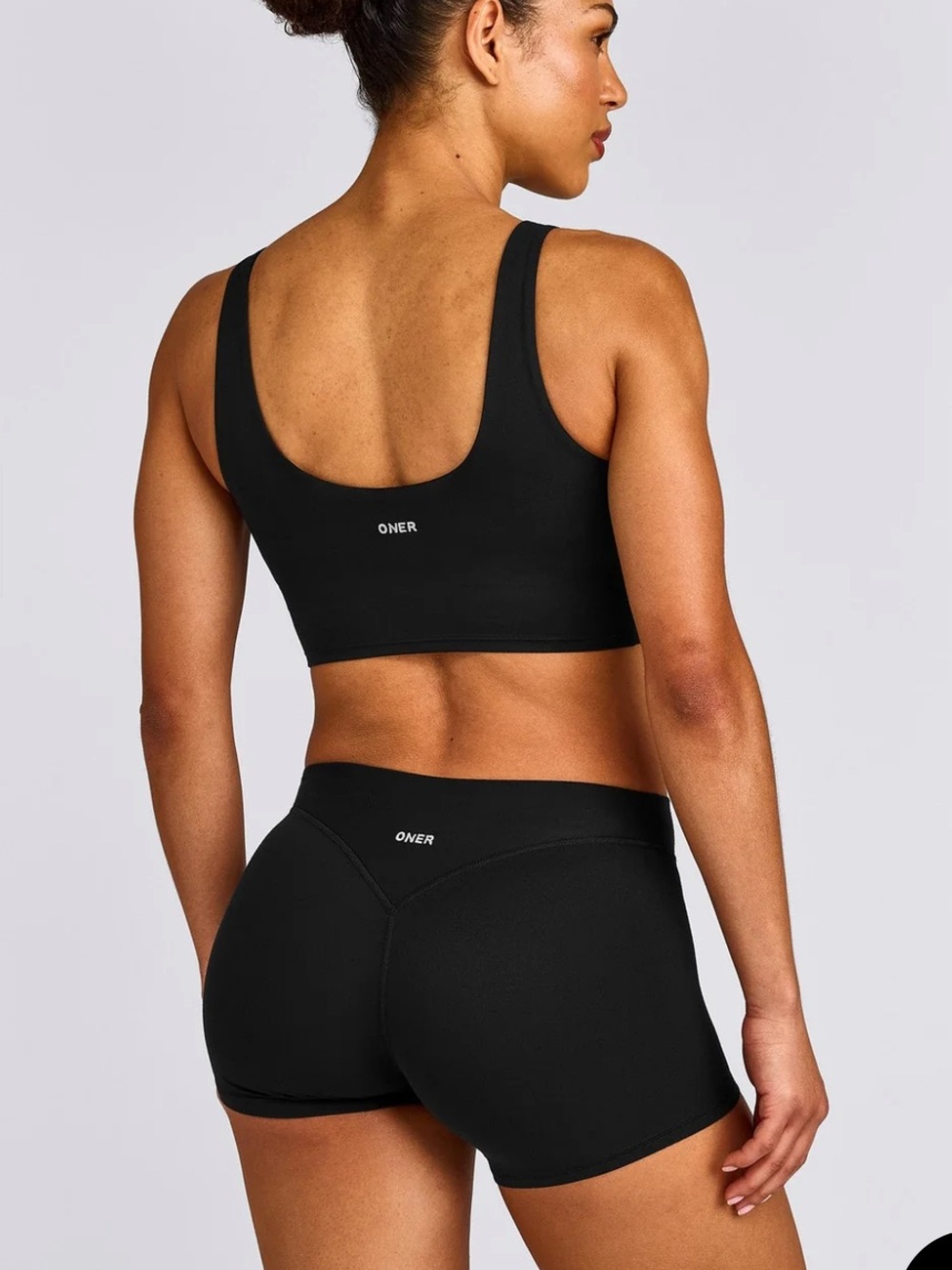 Oner Active Soft Motion Longline Black ink Sports Bra